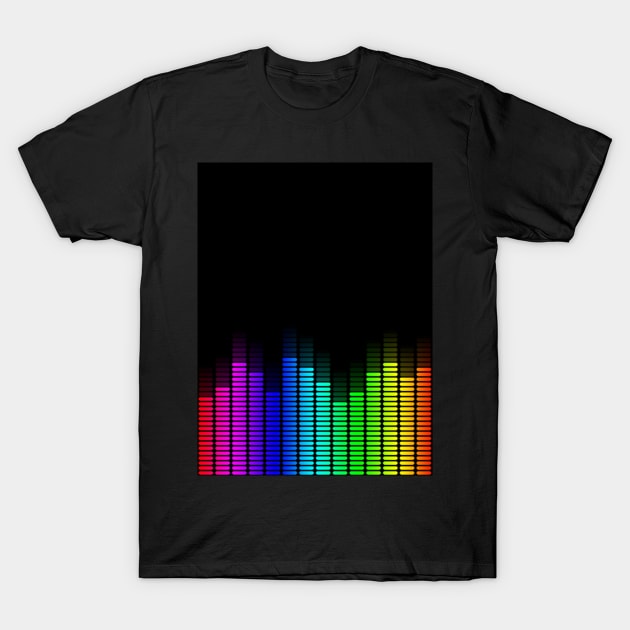 rainbow equalizer T-Shirt by poupoune